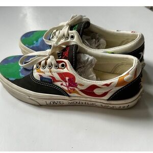 Vans Era Love Mother Earth Multi Color Canvas Low Top Sneakers VN0A4BV418P